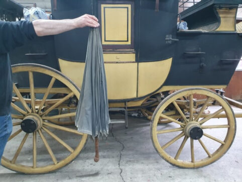 Rare Coach, Carriage Umbrella made by Fox nr 501 - Afbeelding 2