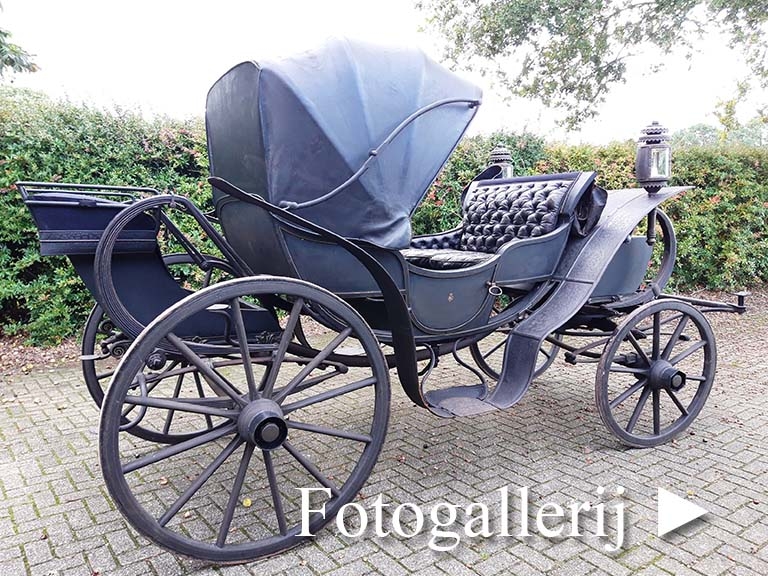 Calèche brancard à jour a la Daumont